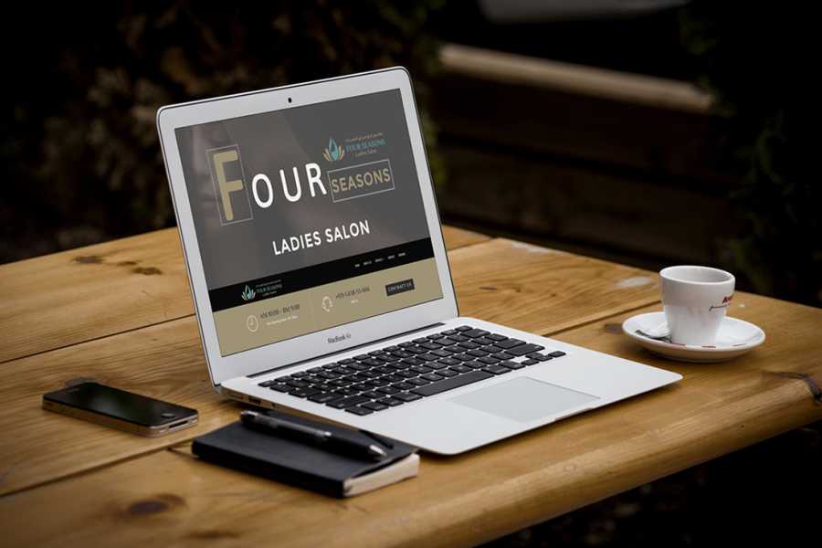 تصميم موقع FOUR SEASONS LADIES SALON 2